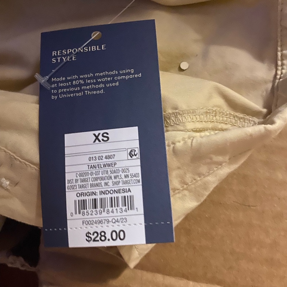 Universal Thread Light Yellow Button-Up Shirt cas… - image 3